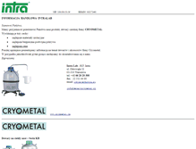 Tablet Screenshot of dewarycryometal.pl